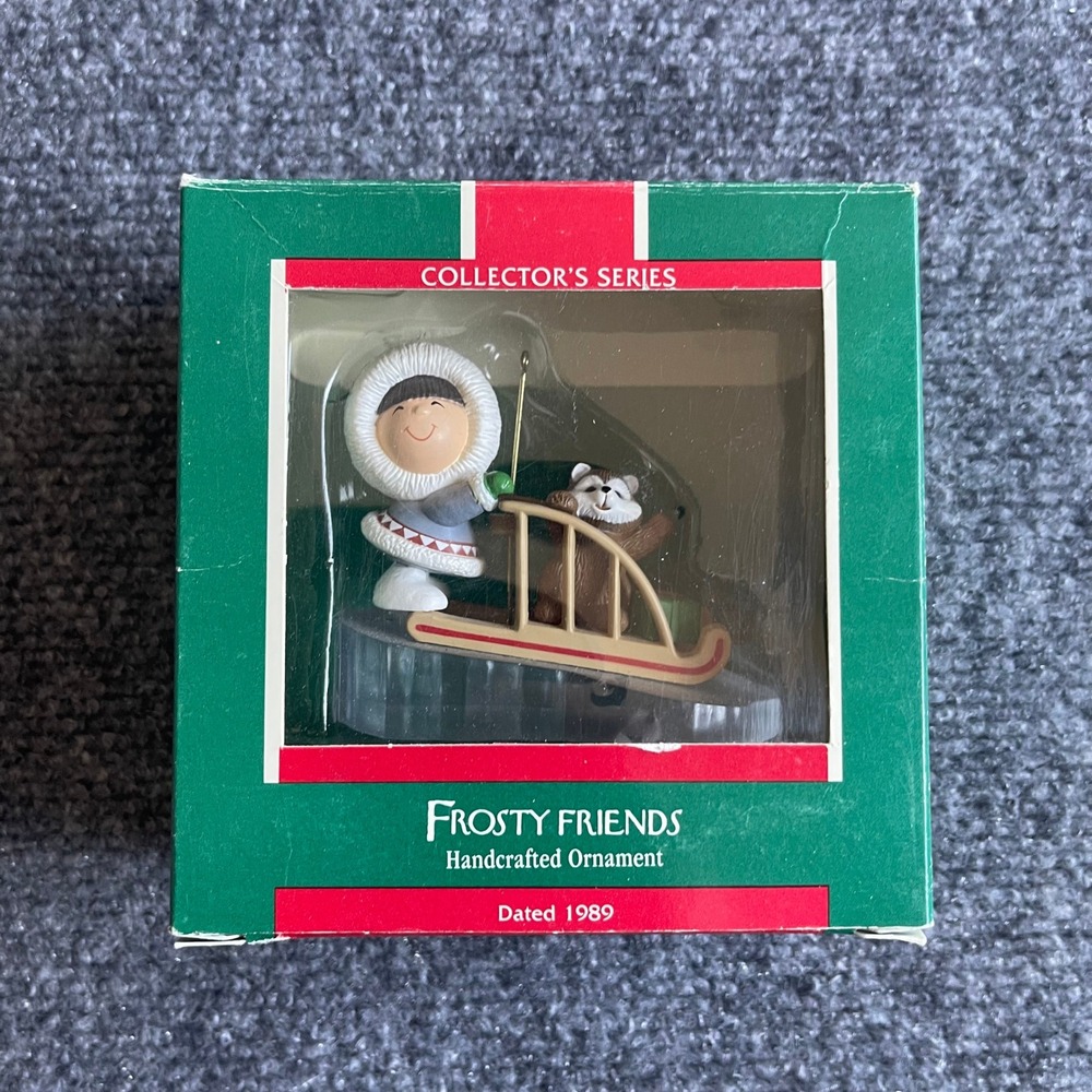 Hallmark Keepsake Frosty Friends 1989 Ornament 10th in Series QX457-2 Boxed